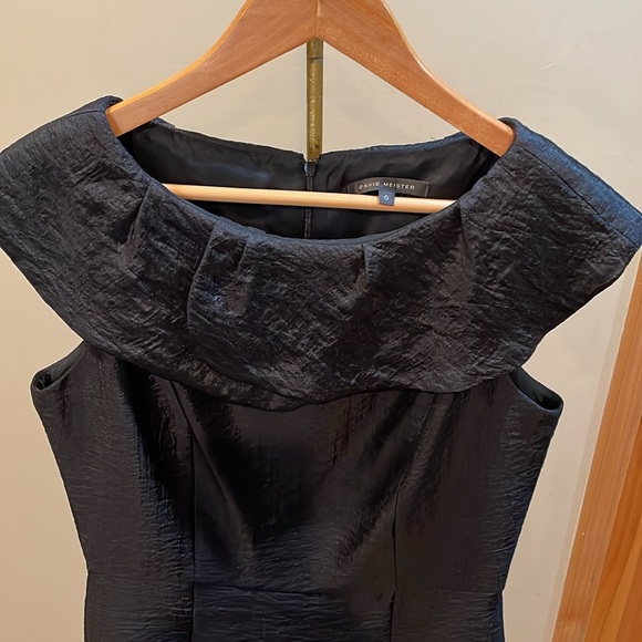 DAVID MEISTER COCKTAIL BLACK TIE DRESS SIZE 6 - Picture 5 of 12